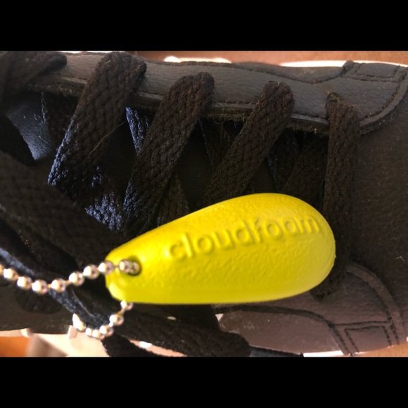 Adidas Cloadfoam Memory Footbed 3 Stripe Black Sz7 - Picture 7 of 8